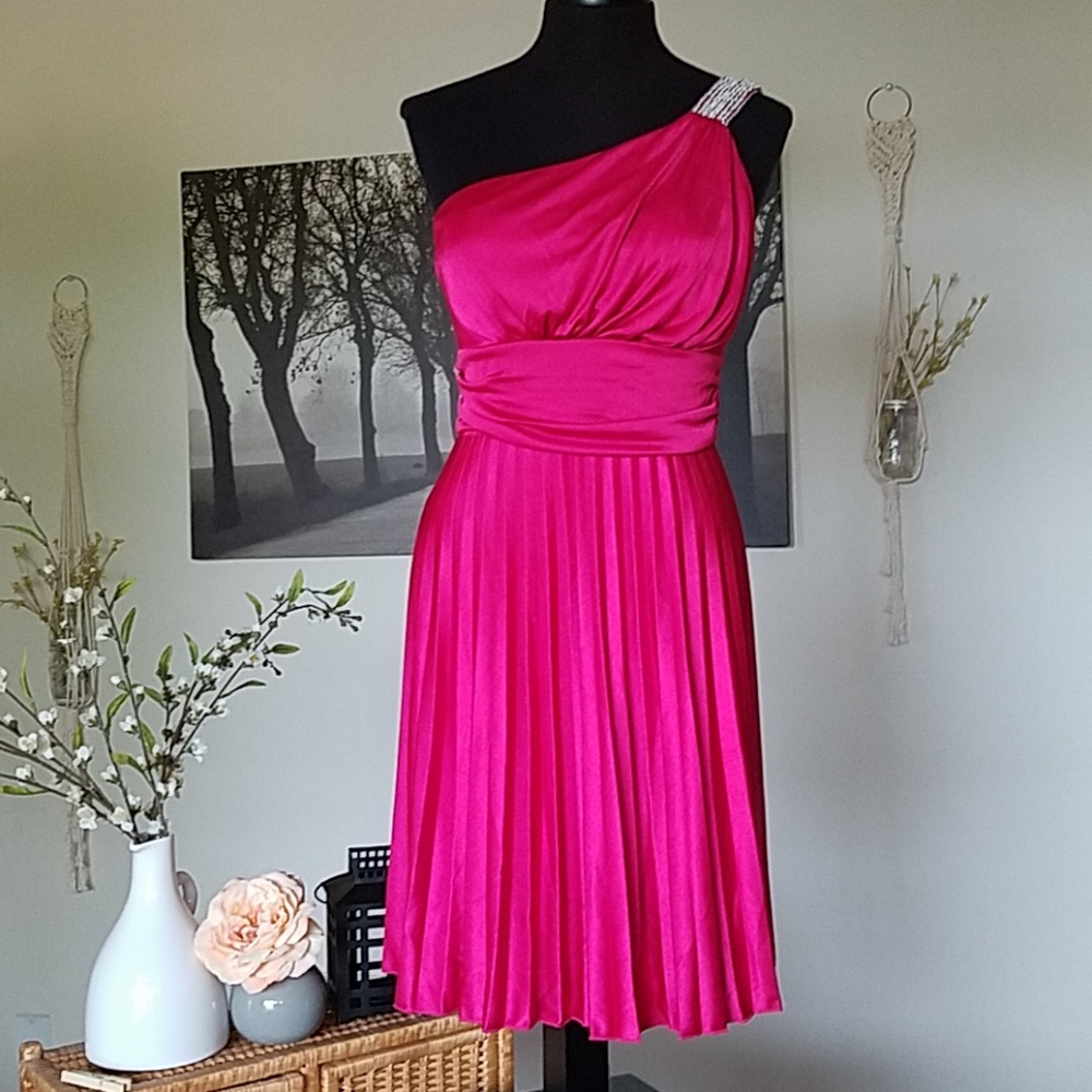Pink blinged out dress